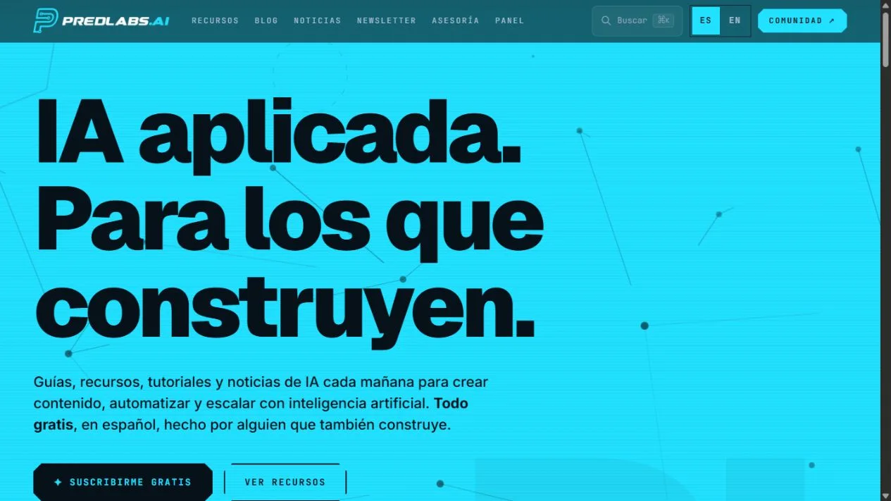 PredLabs: website screenshot